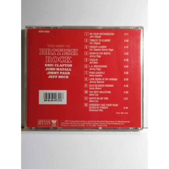 Various Artists - The Best of British Rock CD 1990 Compilation Rock Special - Picture 3 of 3